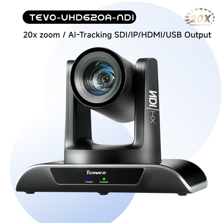 NDI 20X optički zum PTZ kamera sa SDI+HDMI+LAN+USB3.0+POE prijenos uživo vMix za Studio Church