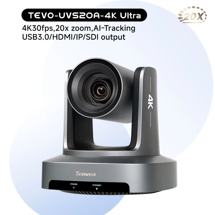 Tenveo 4K Automatski praćenje SDI USB IP 20X PTZ konferencijska kamera